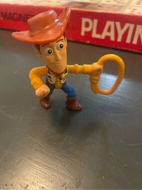 Disney Toy Story WOODY Fisher Price Imaginext 3" Action Figure With Rope Lasso